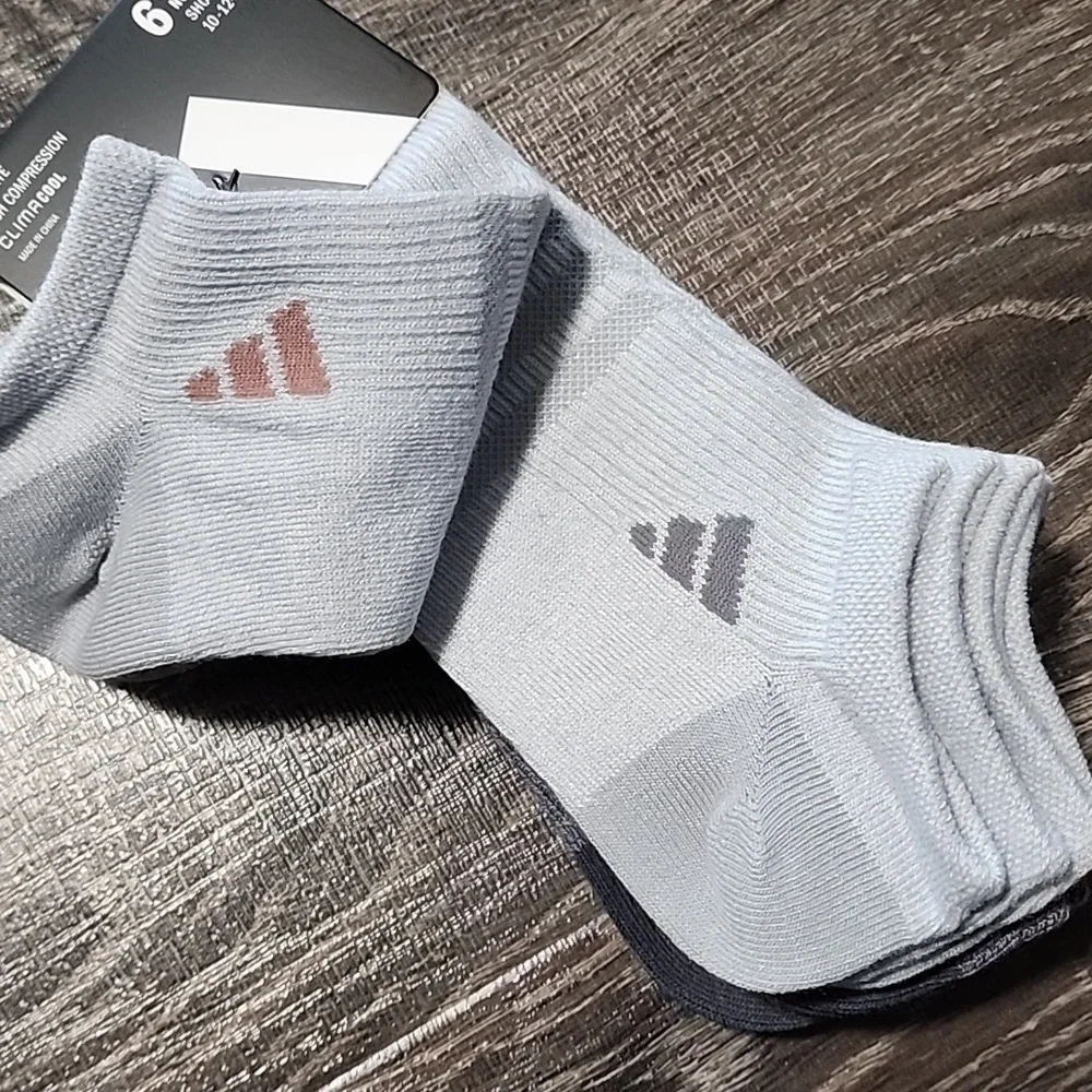 6 pair Adidas Superlite 3.0 No-Show Socks